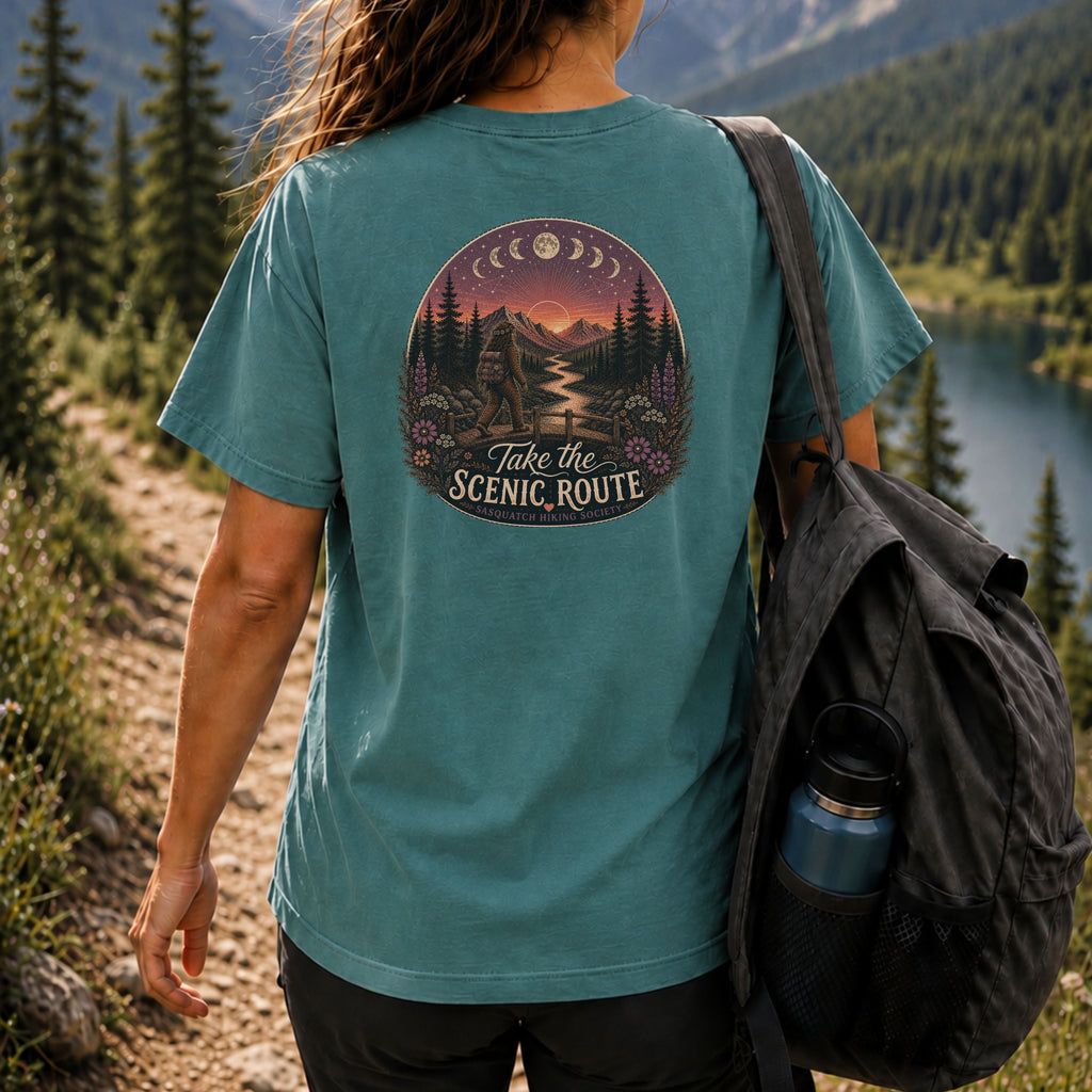 Take the Scenic Route Comfort Colors Tee