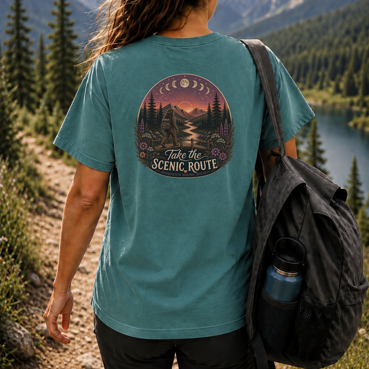 Take the Scenic Route Comfort Colors Tee