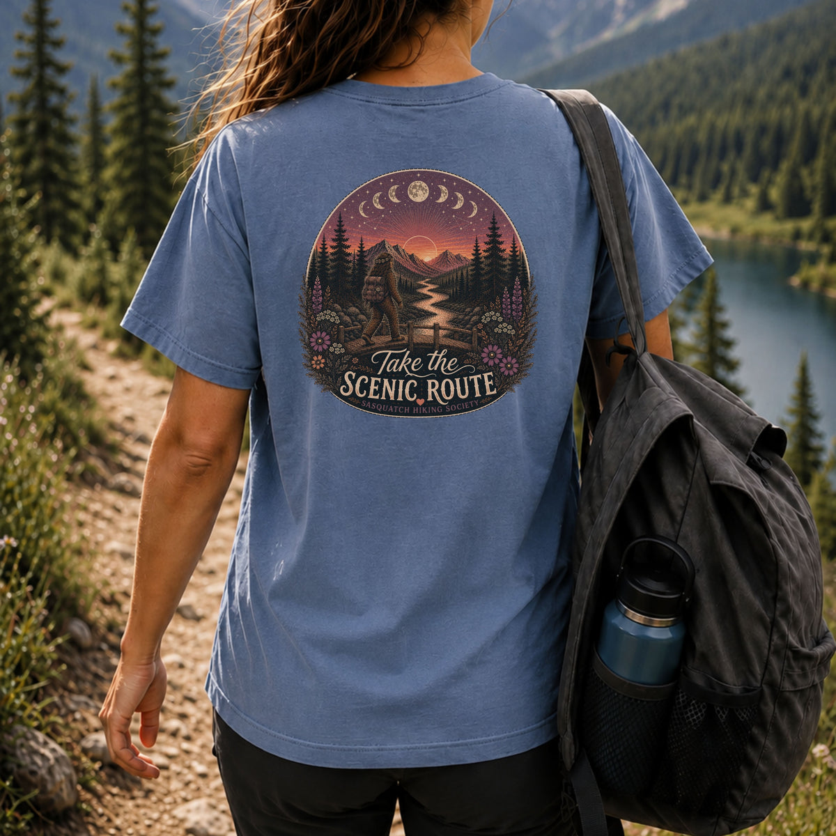 Take the Scenic Route Comfort Colors Tee