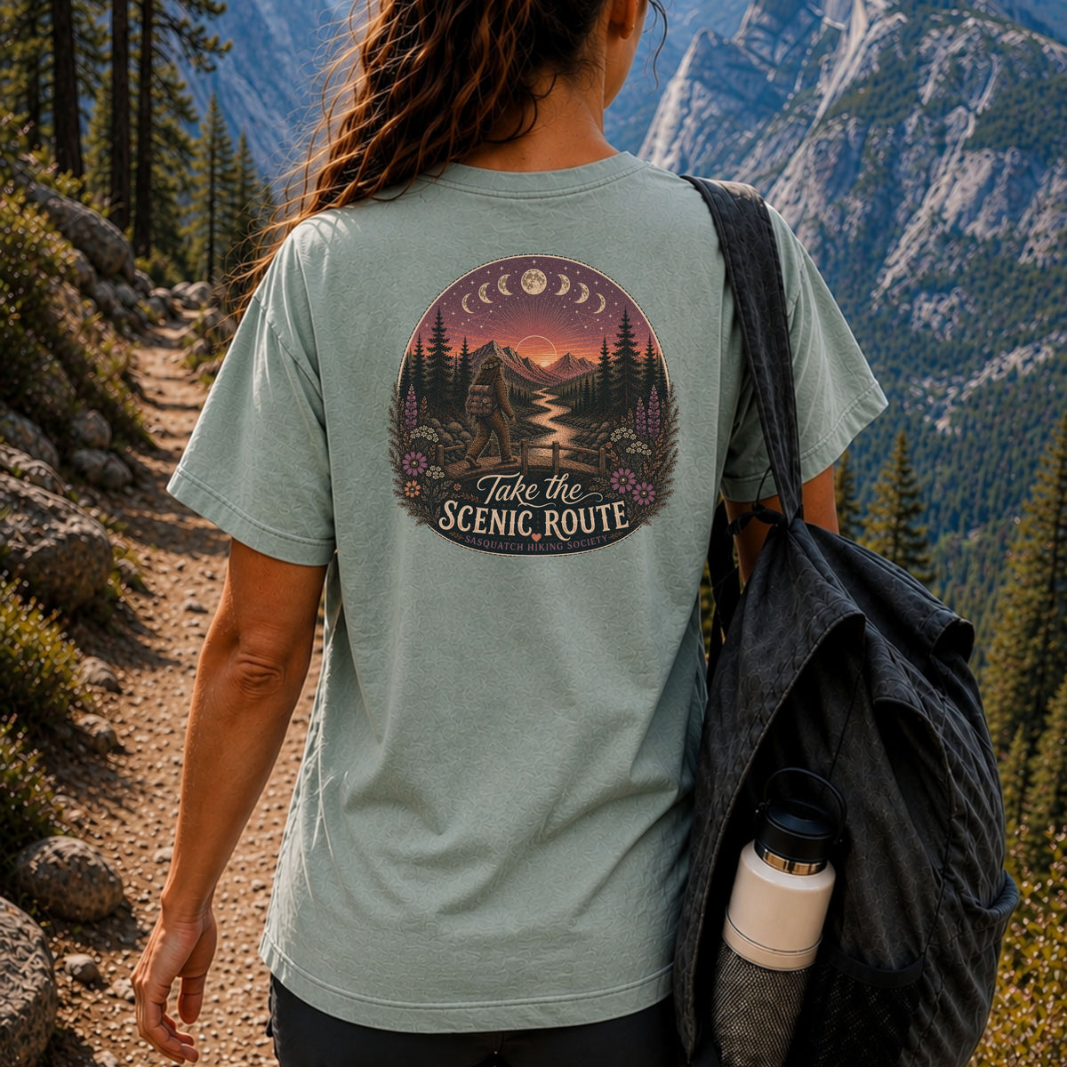 Take the Scenic Route Comfort Colors Tee