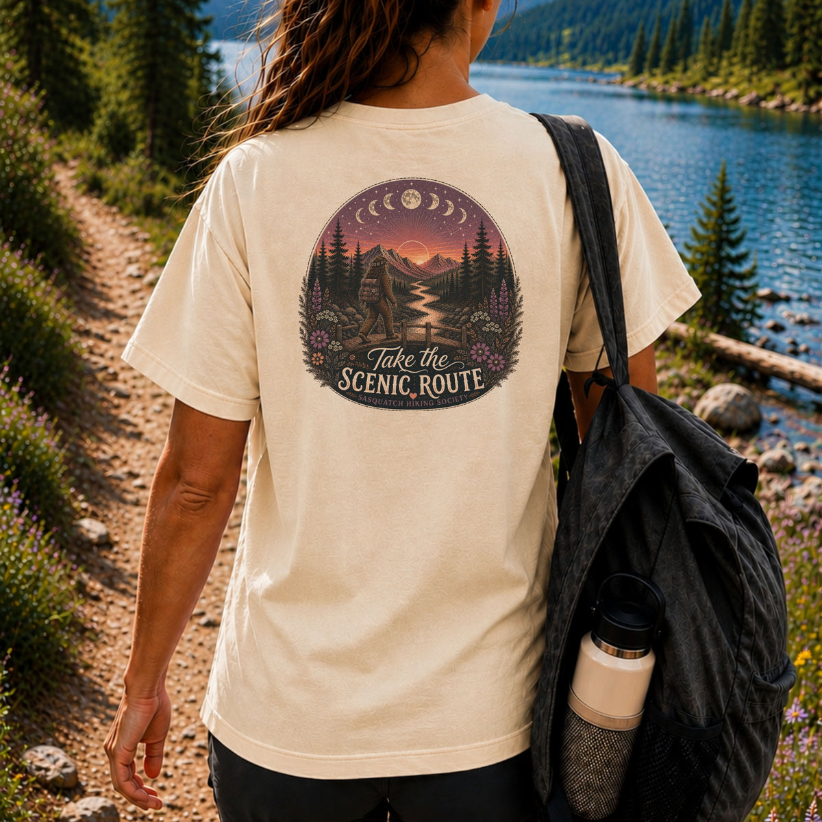 Take the Scenic Route Comfort Colors Tee