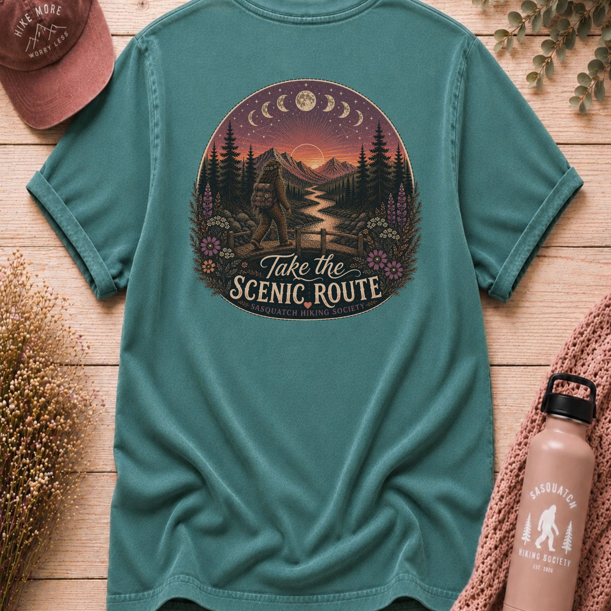 Take the Scenic Route Comfort Colors Tee