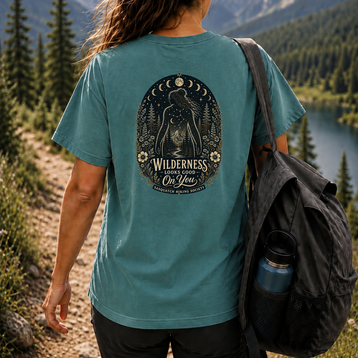 Wilderness Looks Good On You Comfort Colors Tee