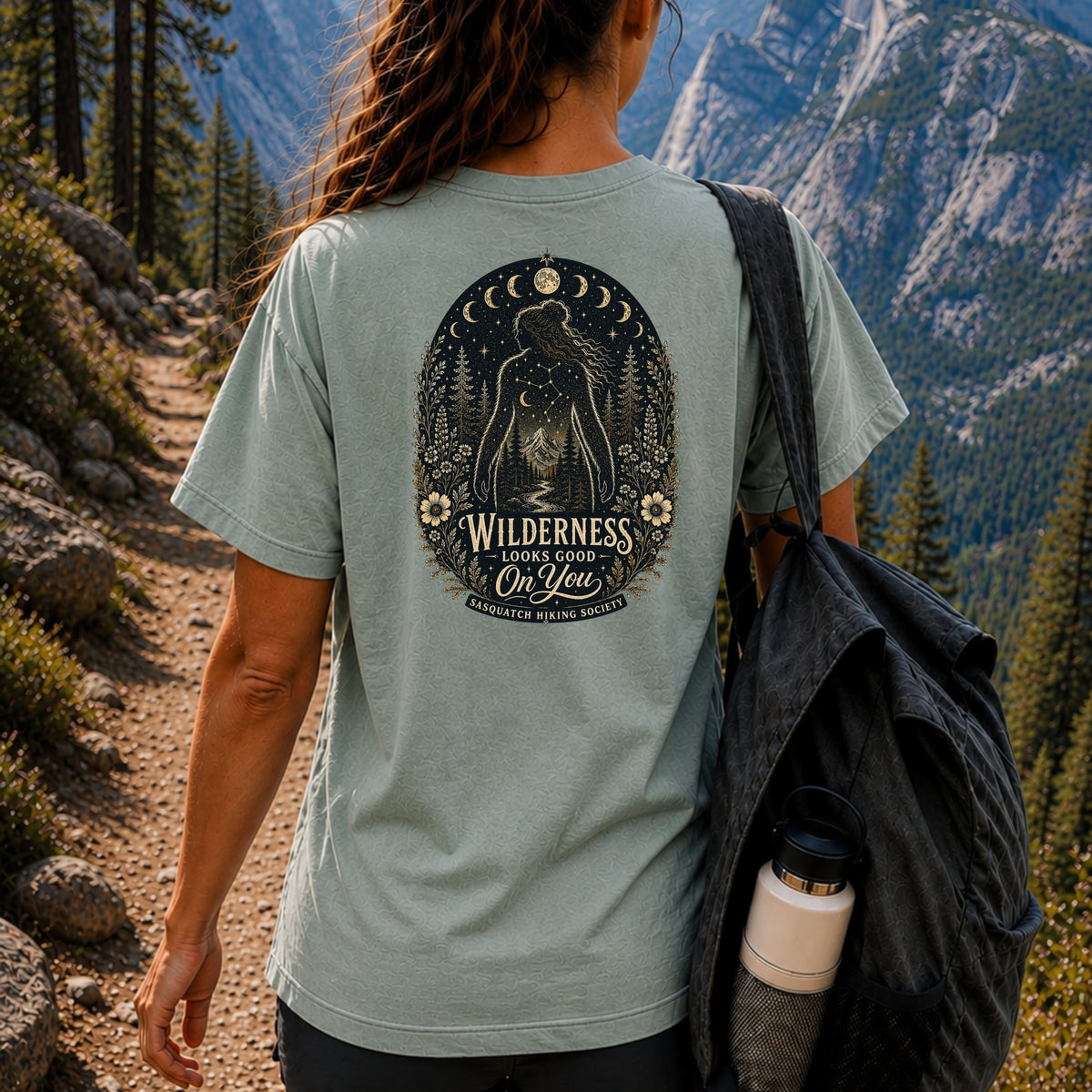 Wilderness Looks Good On You Comfort Colors Tee
