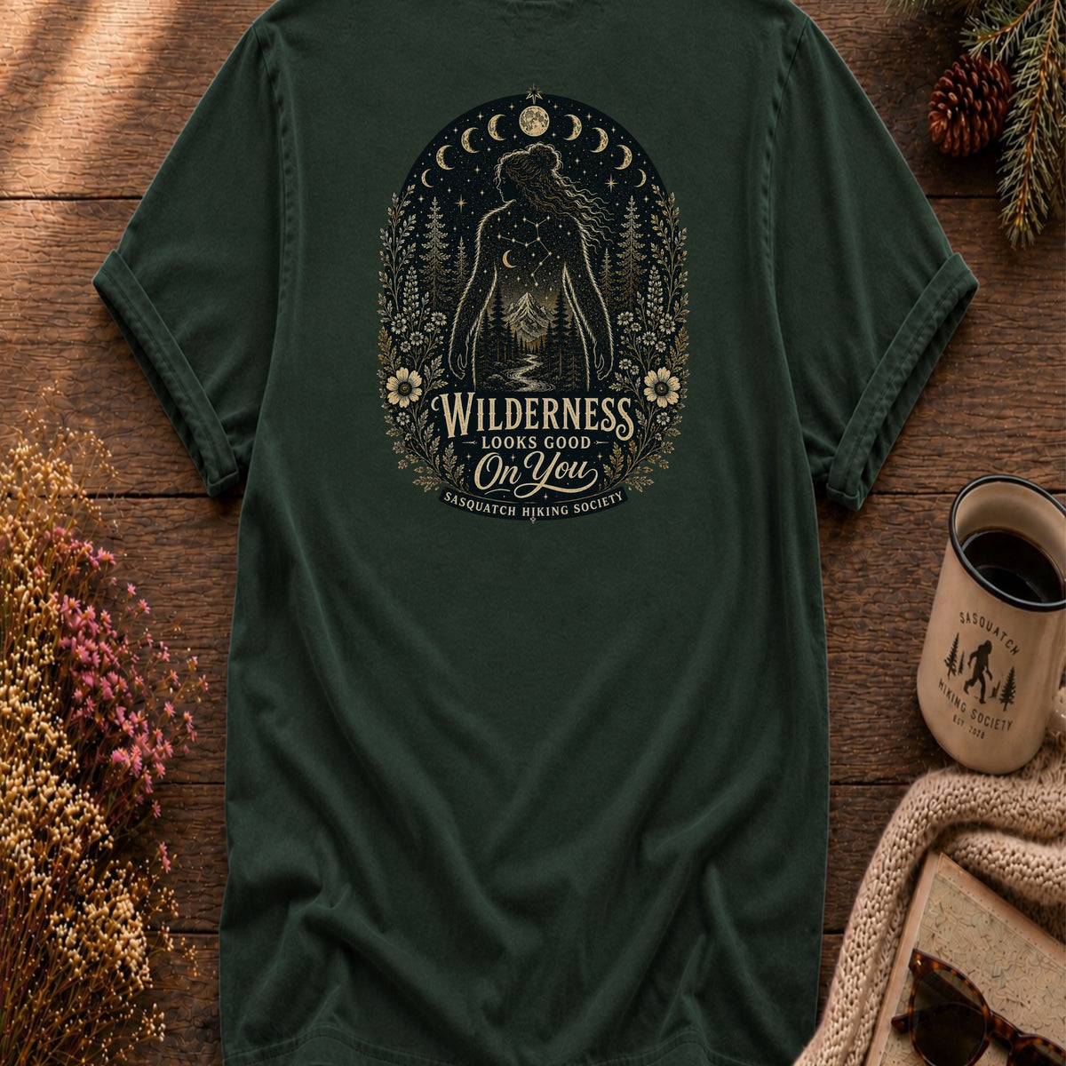 Wilderness Looks Good On You Comfort Colors Tee