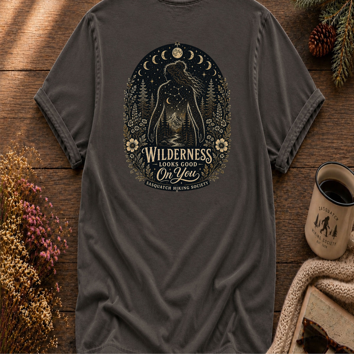 Wilderness Looks Good On You Comfort Colors Tee