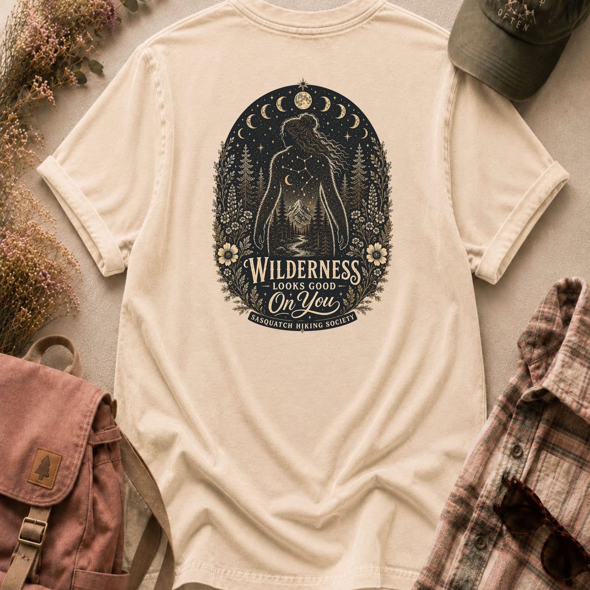 Wilderness Looks Good On You Comfort Colors Tee