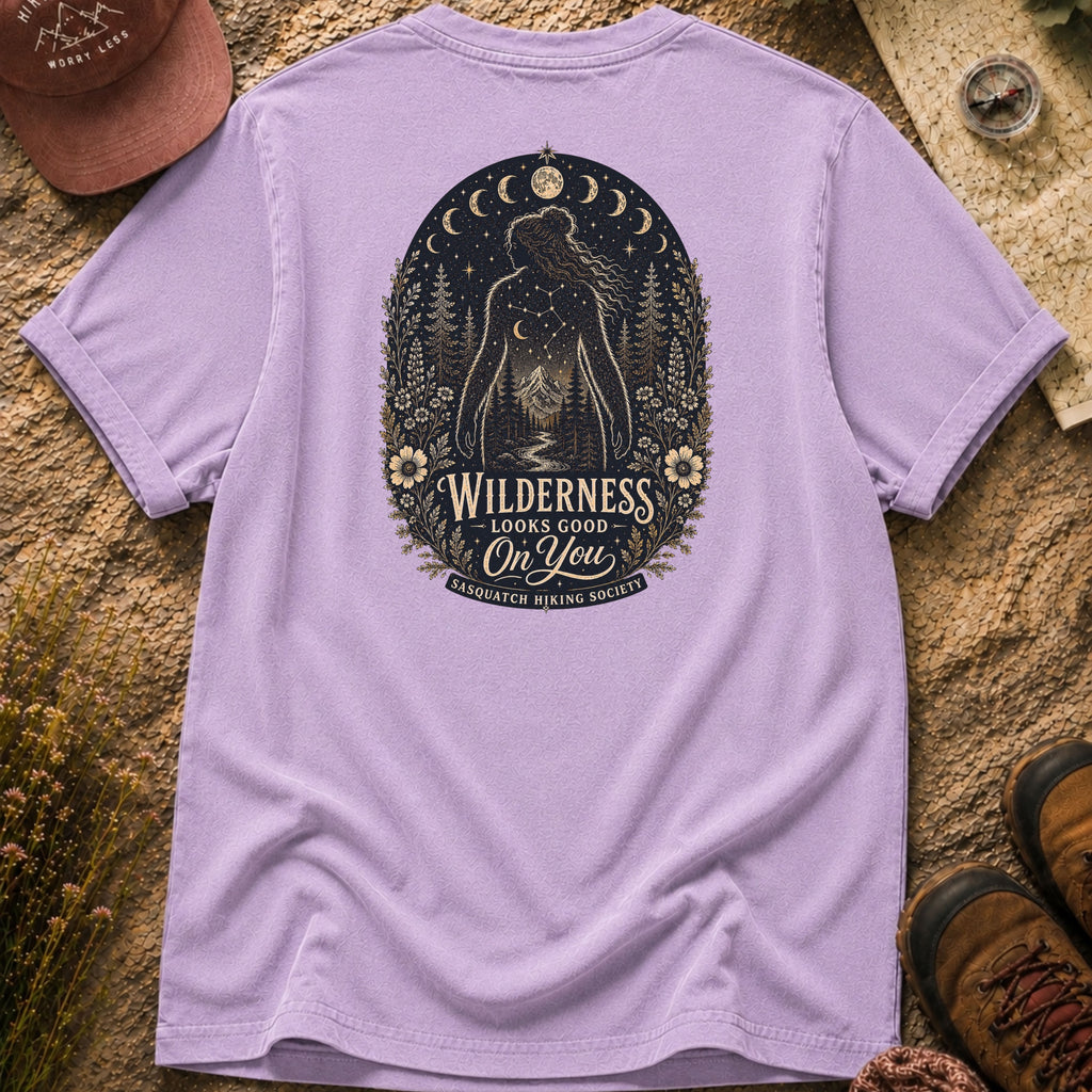 Wilderness Looks Good On You Comfort Colors Tee