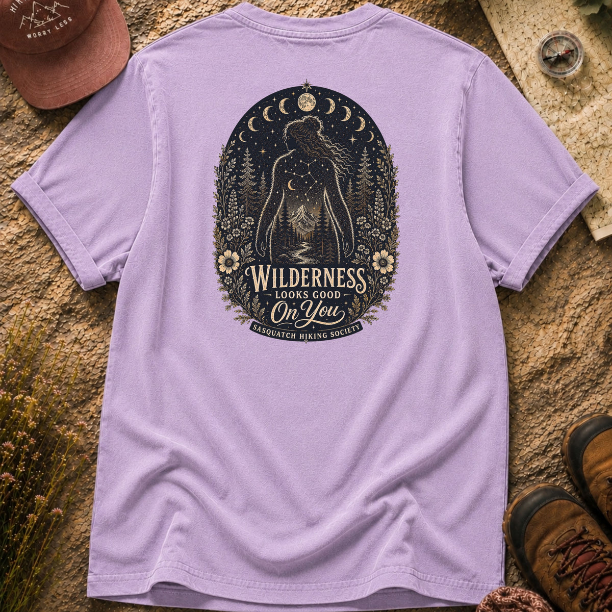 Wilderness Looks Good On You Comfort Colors Tee