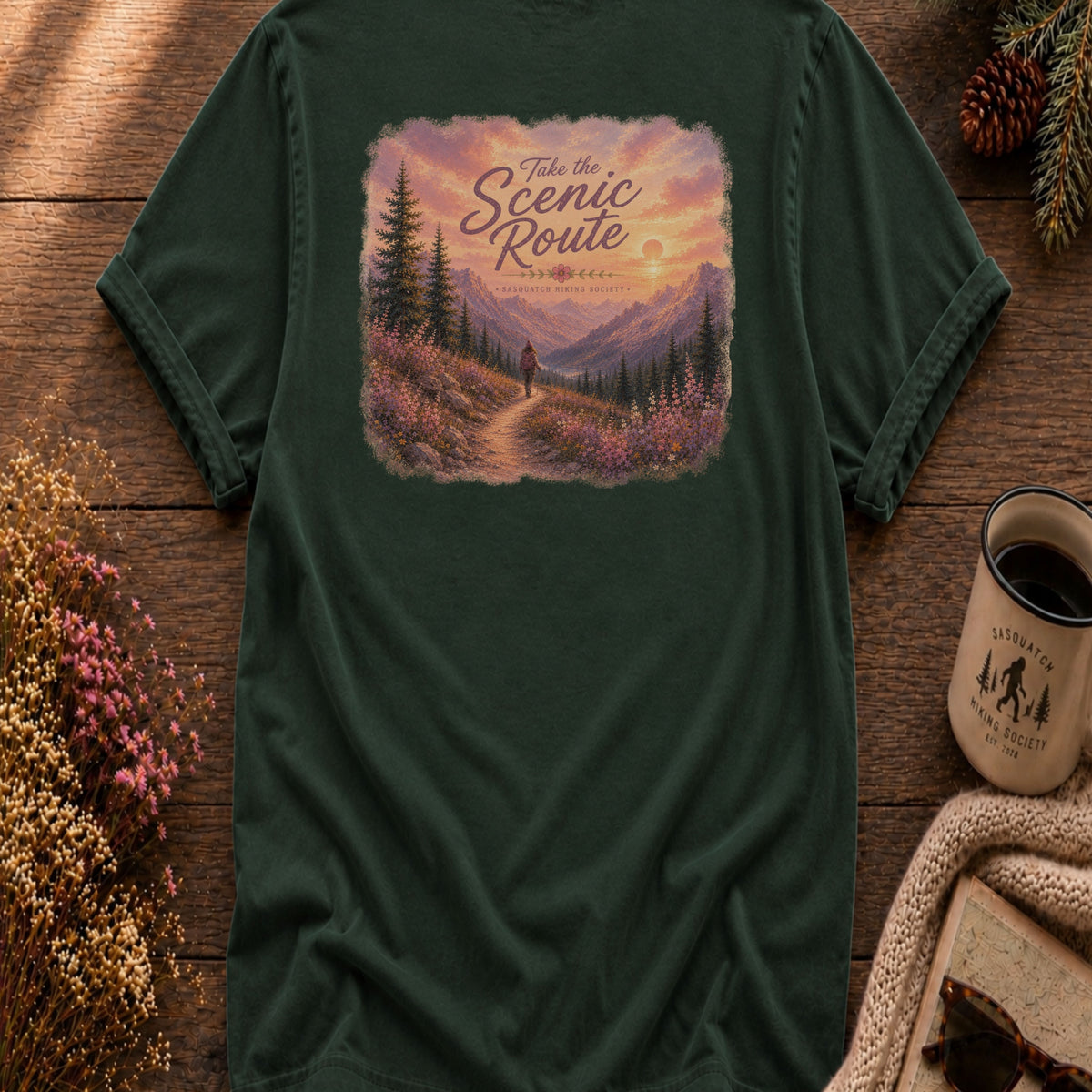 Take the Scenic Route Tee
