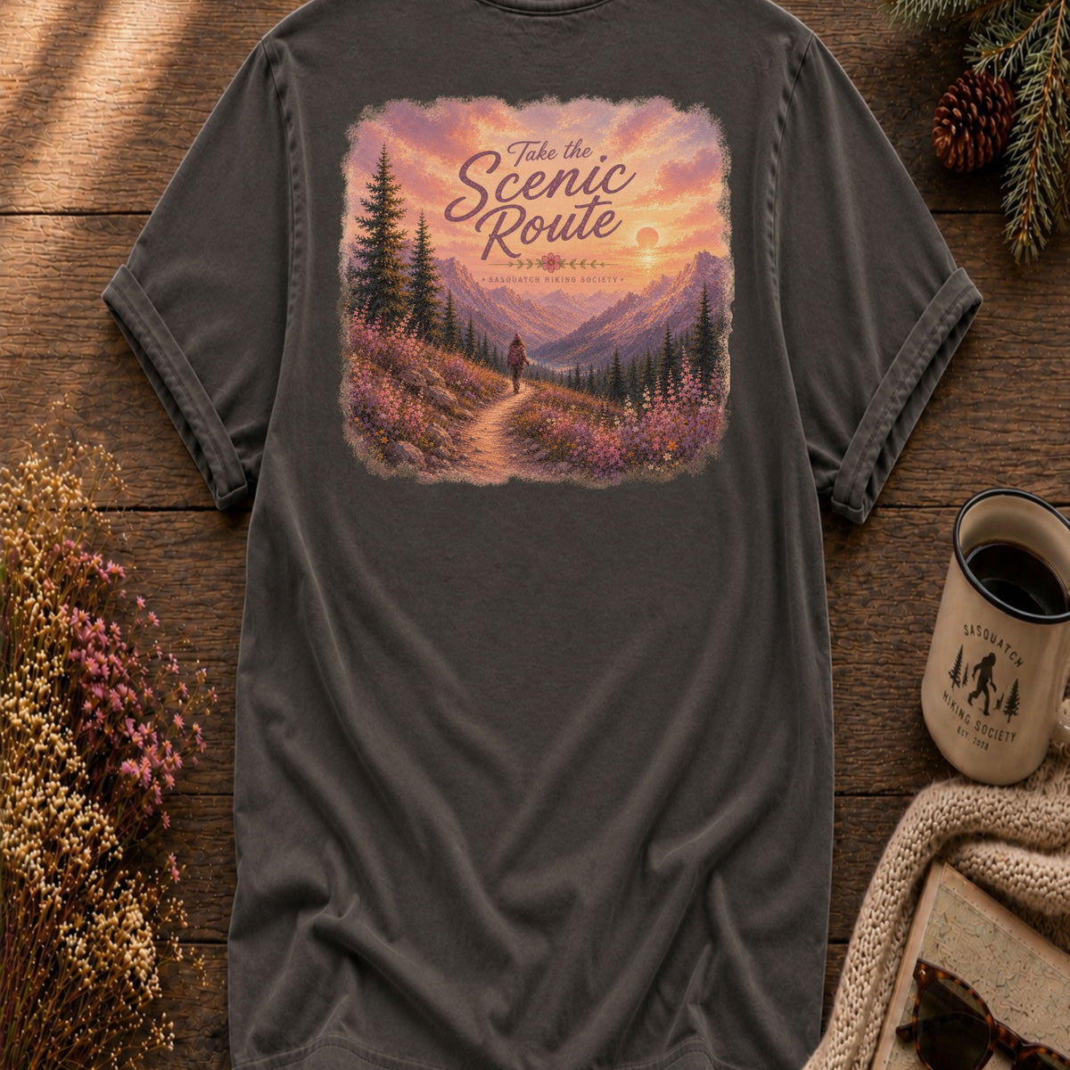 Take the Scenic Route Tee