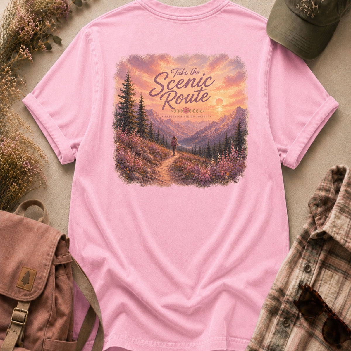 Take the Scenic Route Tee