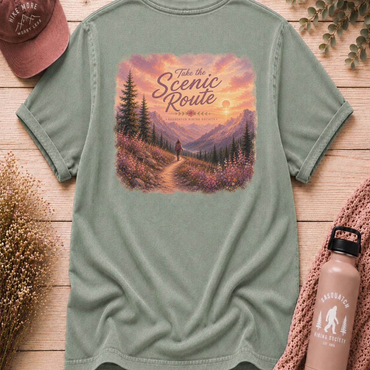 Take the Scenic Route Tee