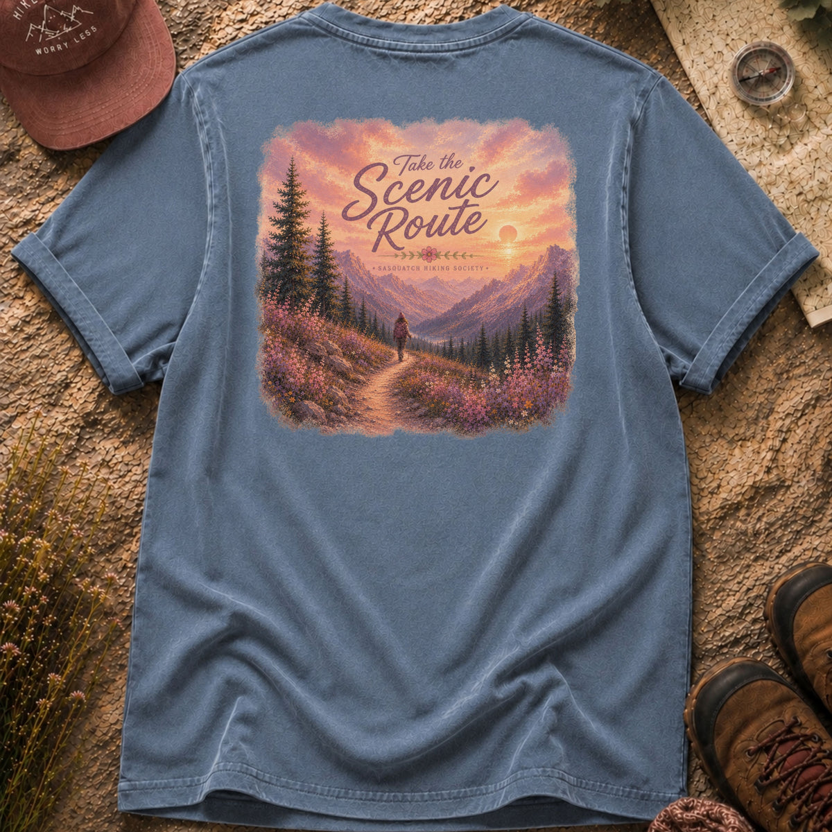 Take the Scenic Route Tee