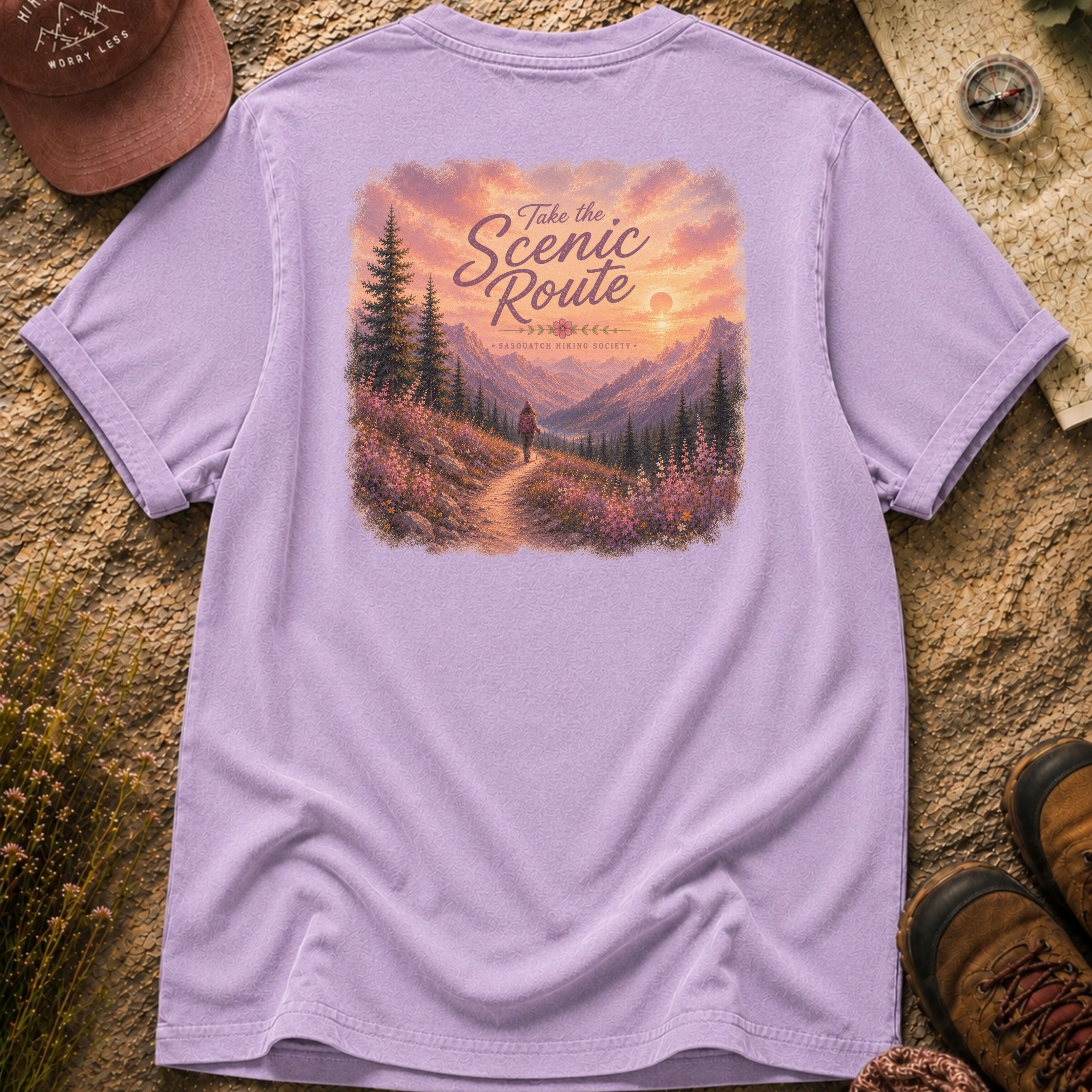 Take the Scenic Route Tee