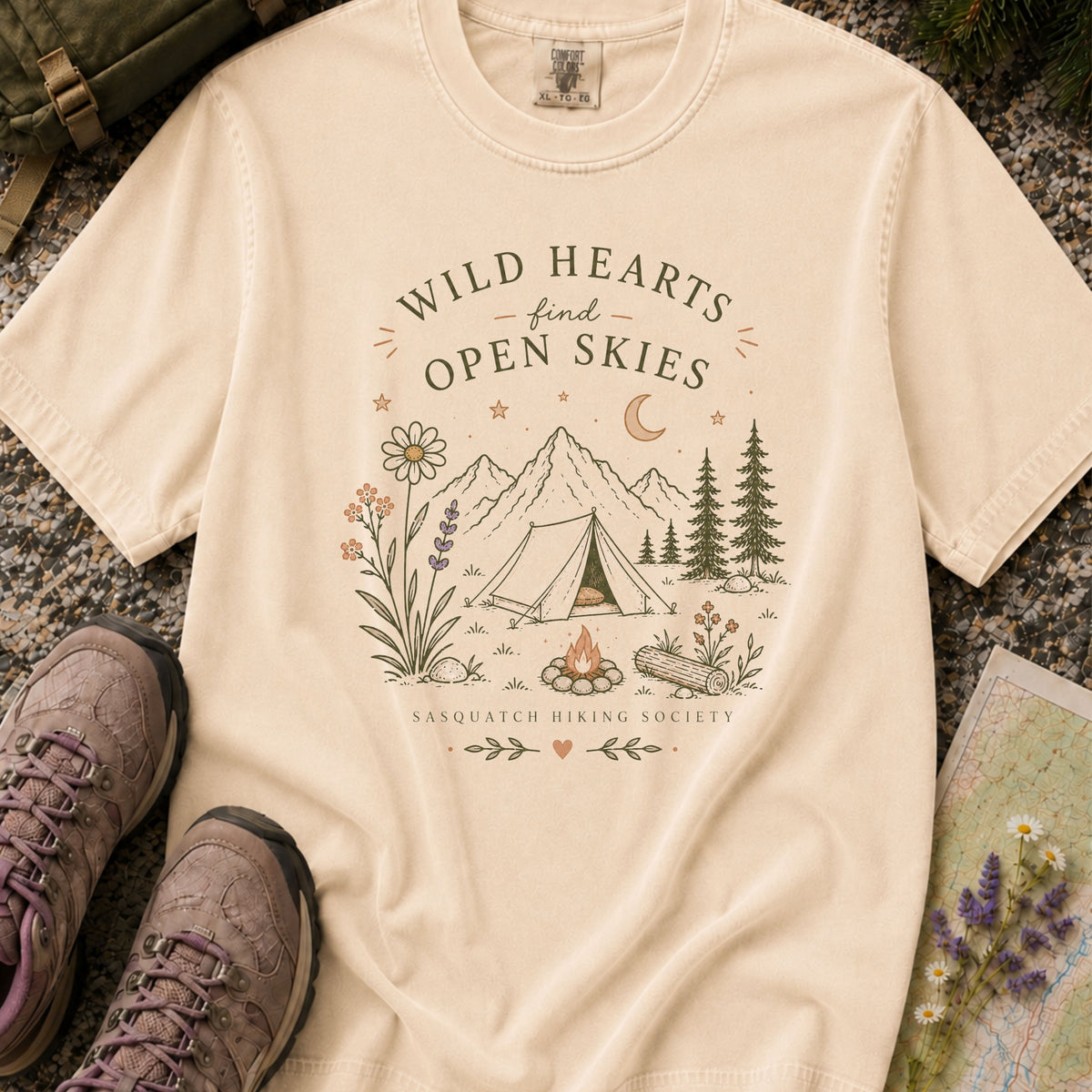 Wild Hearts find Open Skies Tee