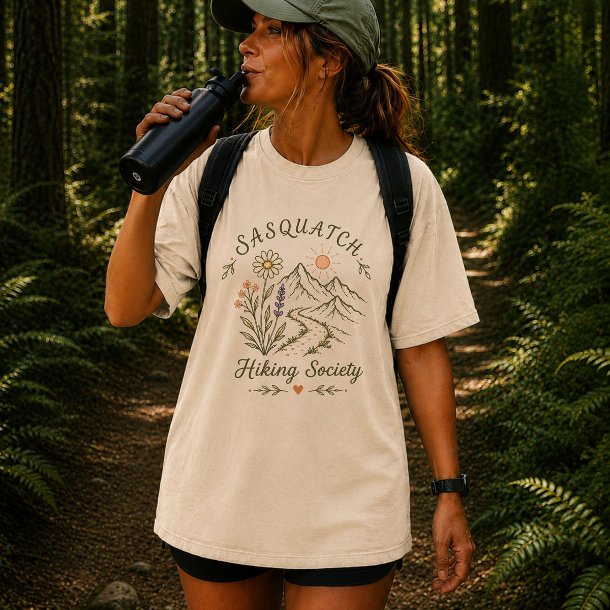 Sasquatch Flowers Tee