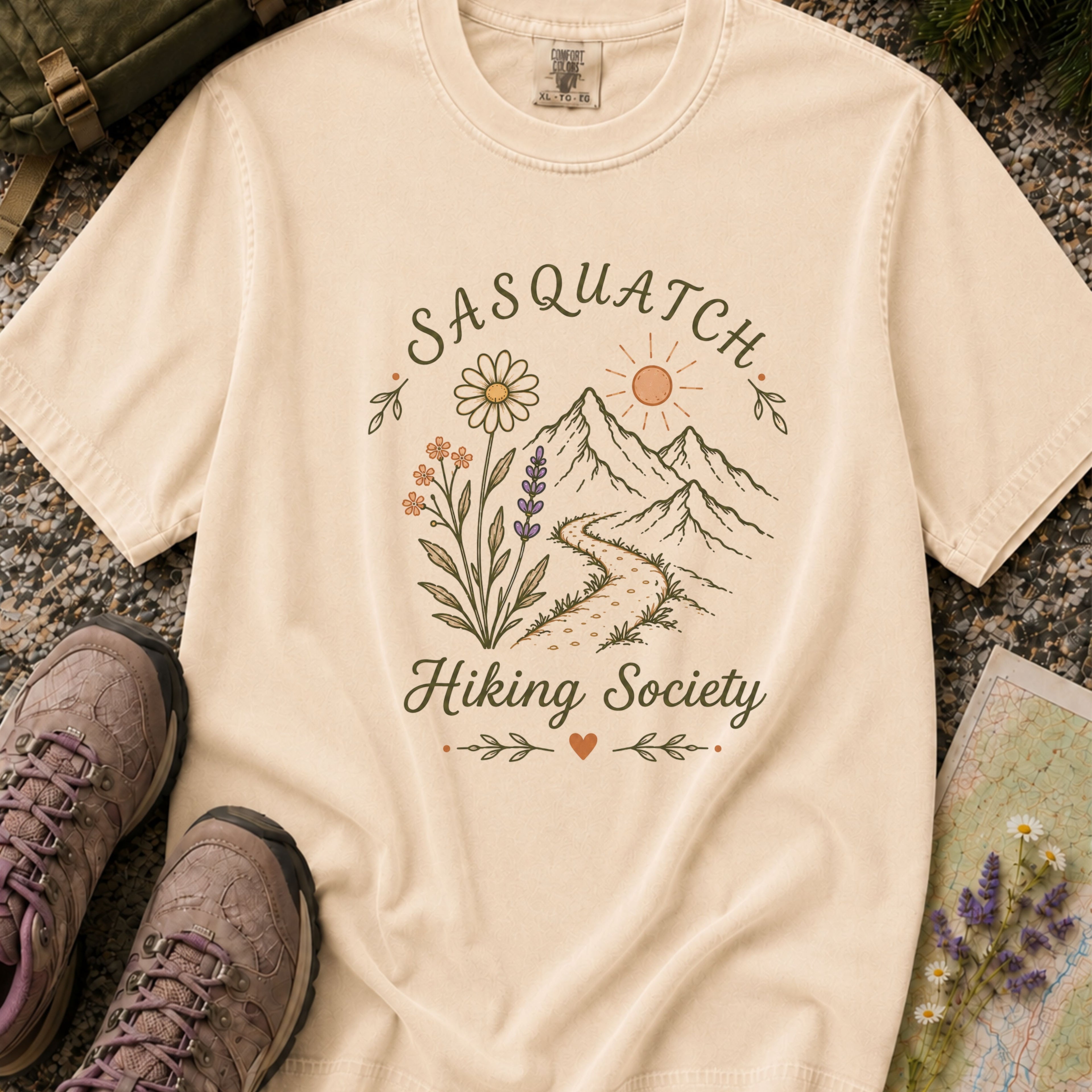 Sasquatch Flowers Tee