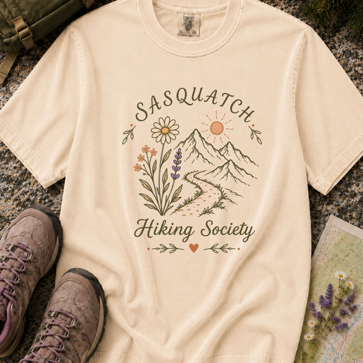 Sasquatch Flowers Tee