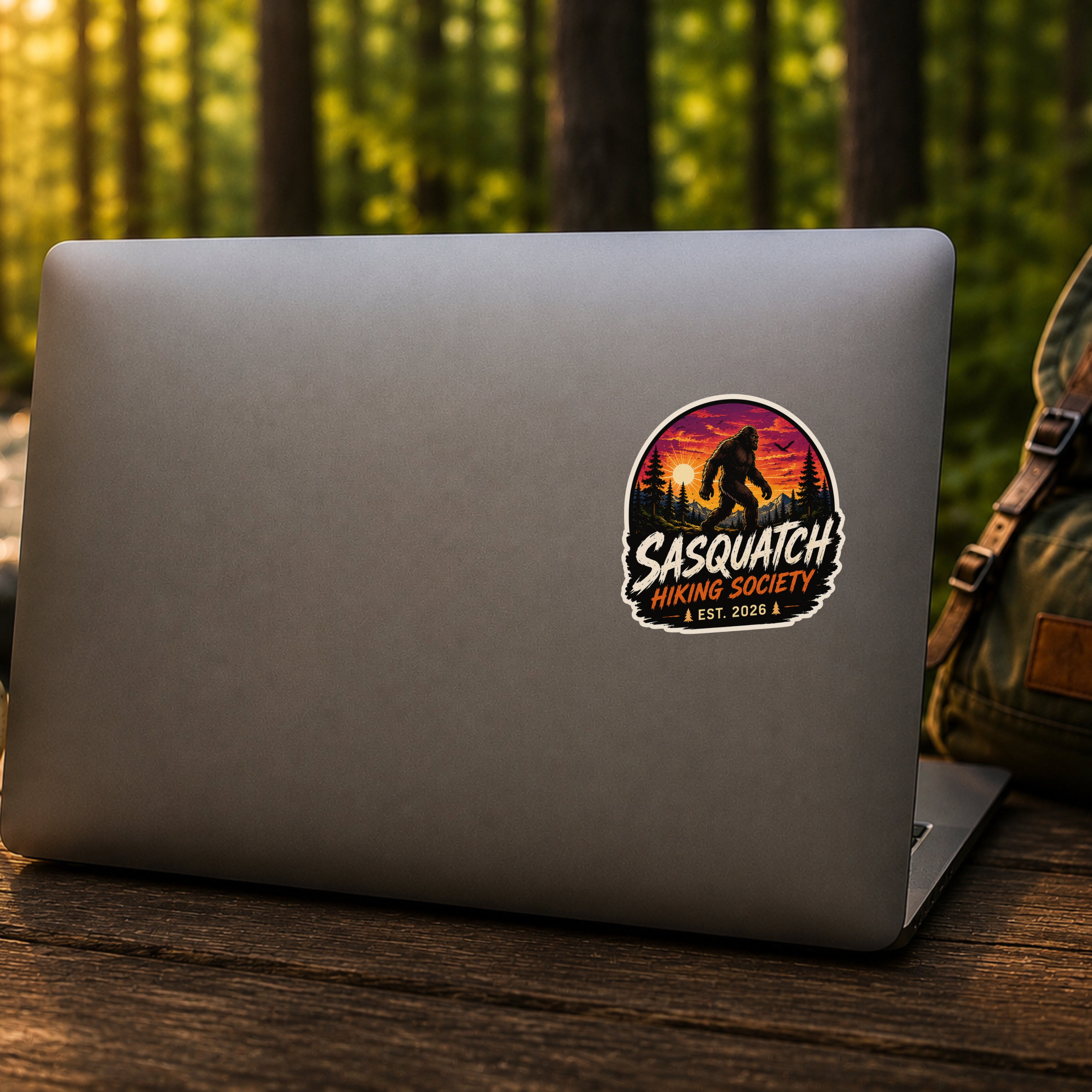 Bright Squatch Vinyl Decal