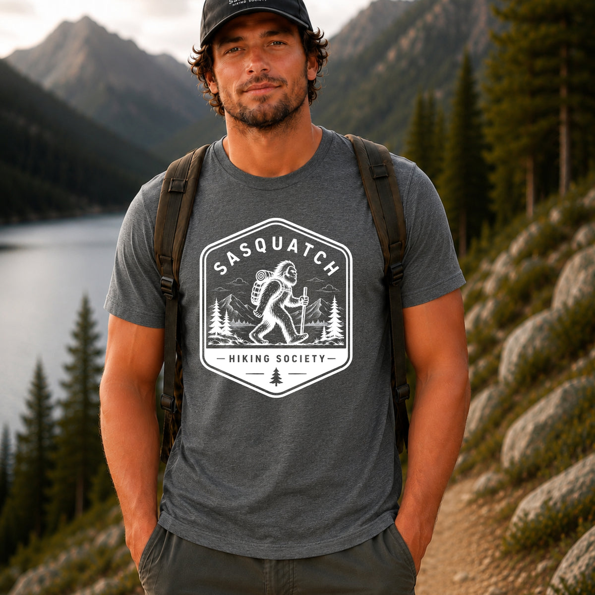 Hexagon Logo Patch Lightweight Tee