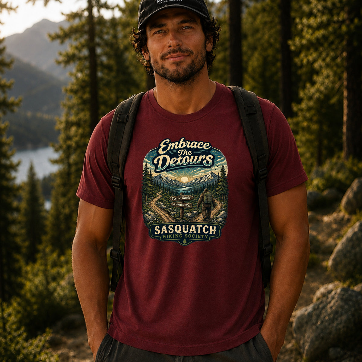 Embrace the Detours Lightweight Tee
