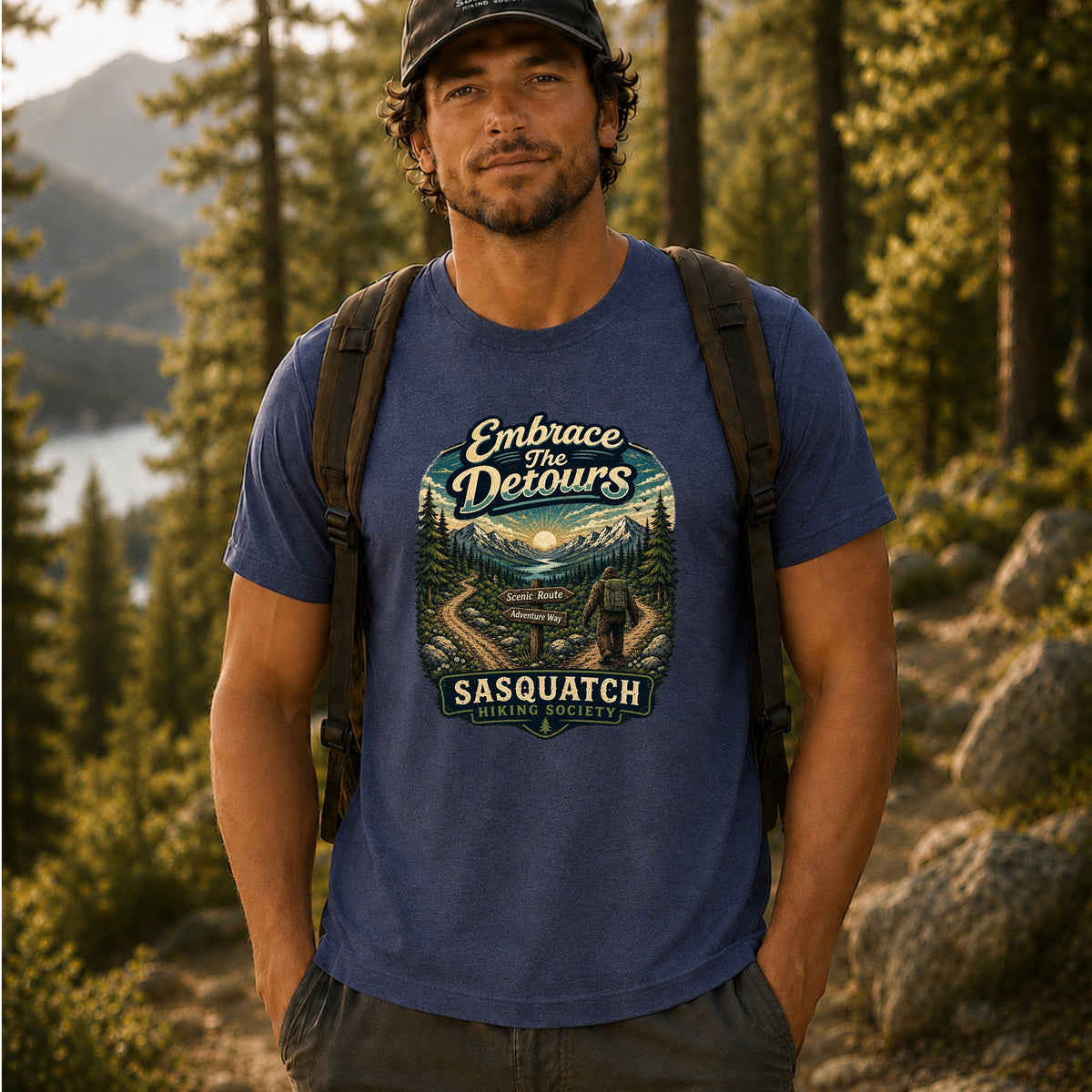 Embrace the Detours Lightweight Tee