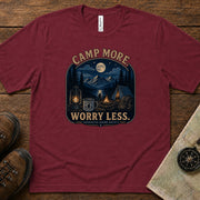 Camp More. Worry Less. Lightweight Tee