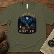 Camp More. Worry Less. Lightweight Tee