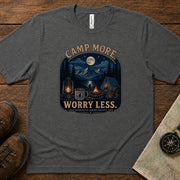 Camp More. Worry Less. Lightweight Tee
