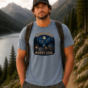 Camp More. Worry Less. Lightweight Tee