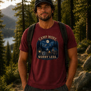 Camp More. Worry Less. Lightweight Tee