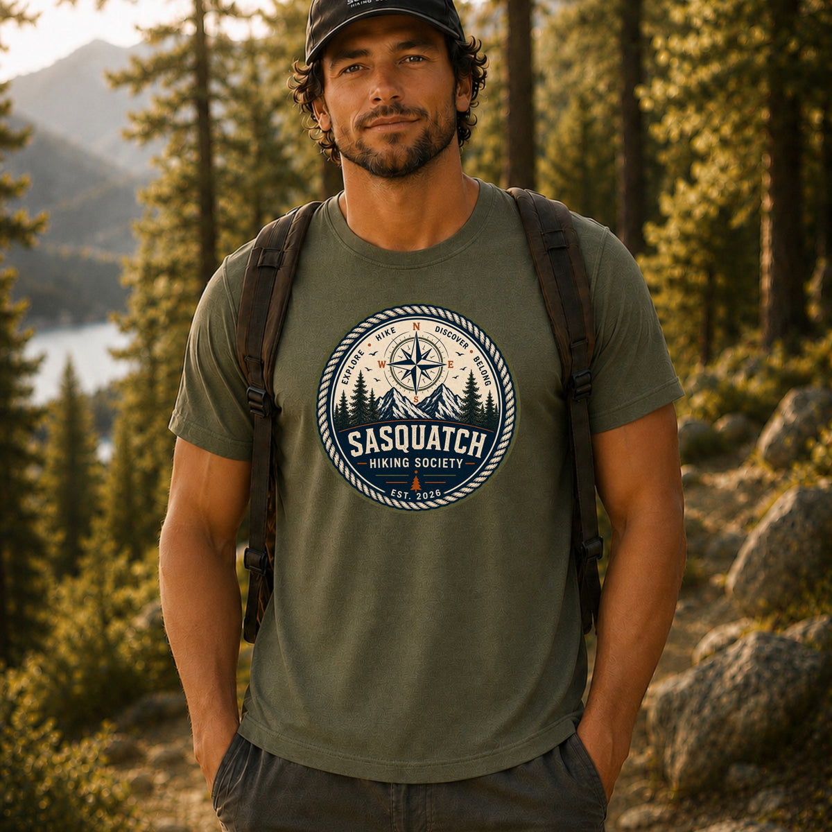 Mountain Compass Lightweight Tee