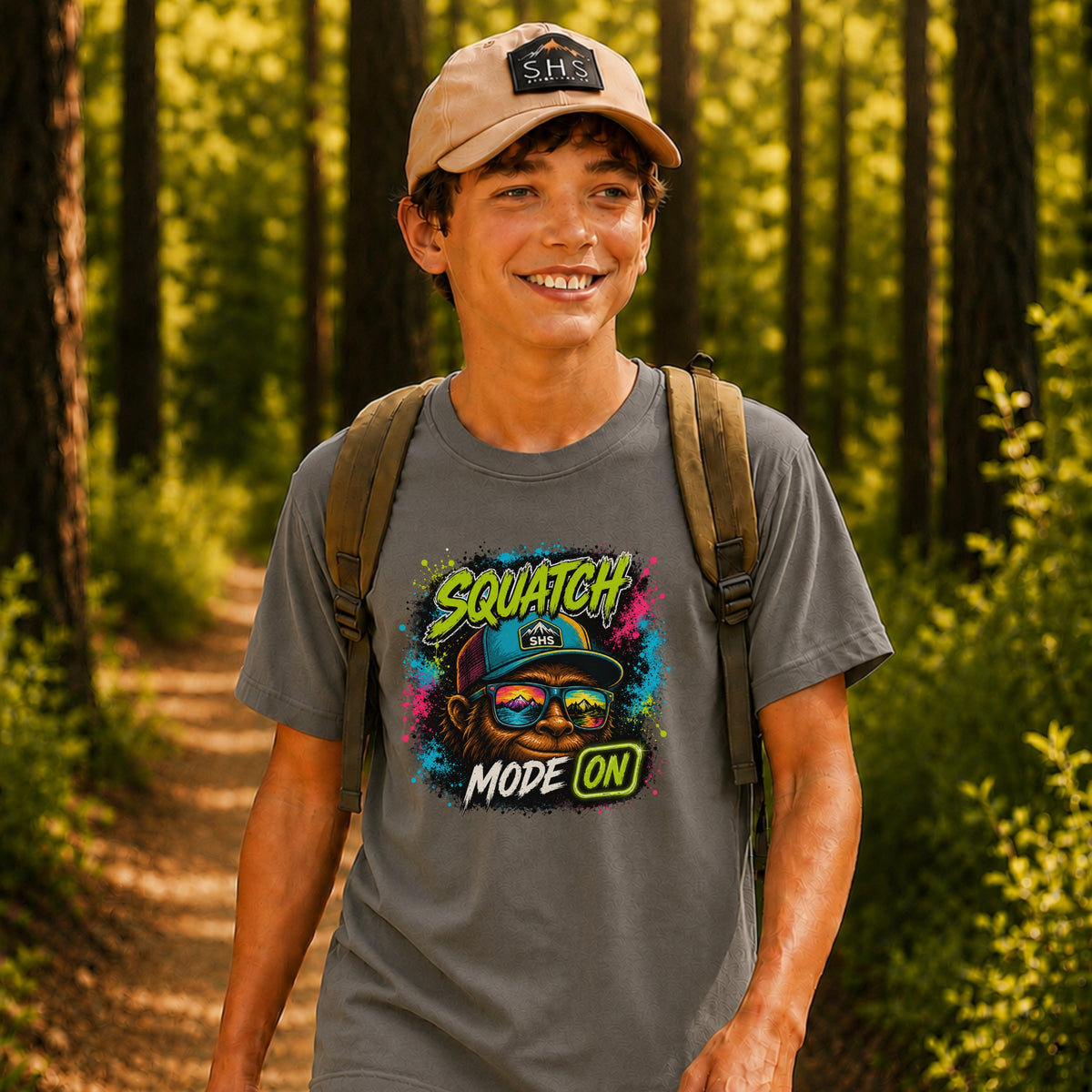 Squatch Mode On Youth Tee