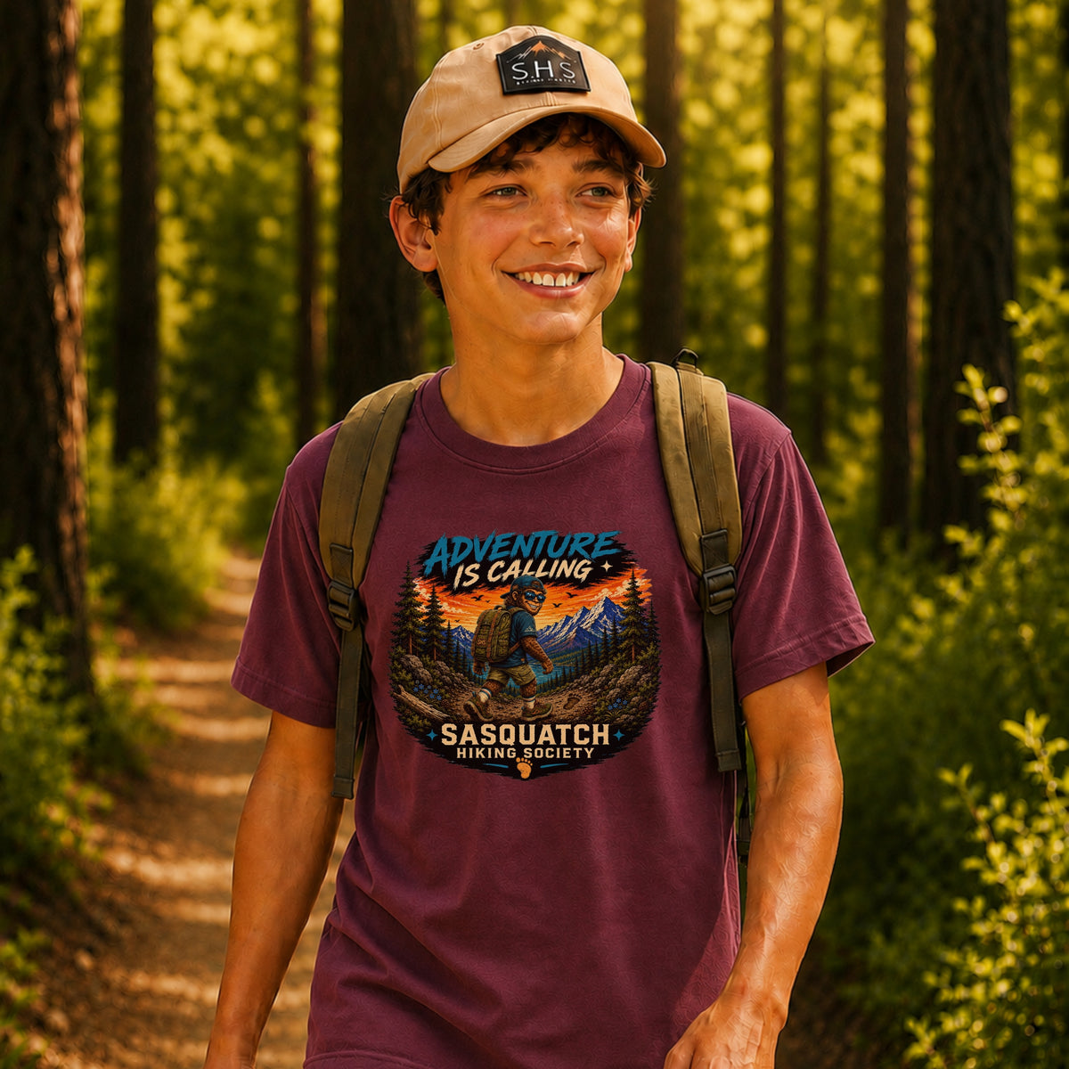 Adventure is Calling Youth Tee