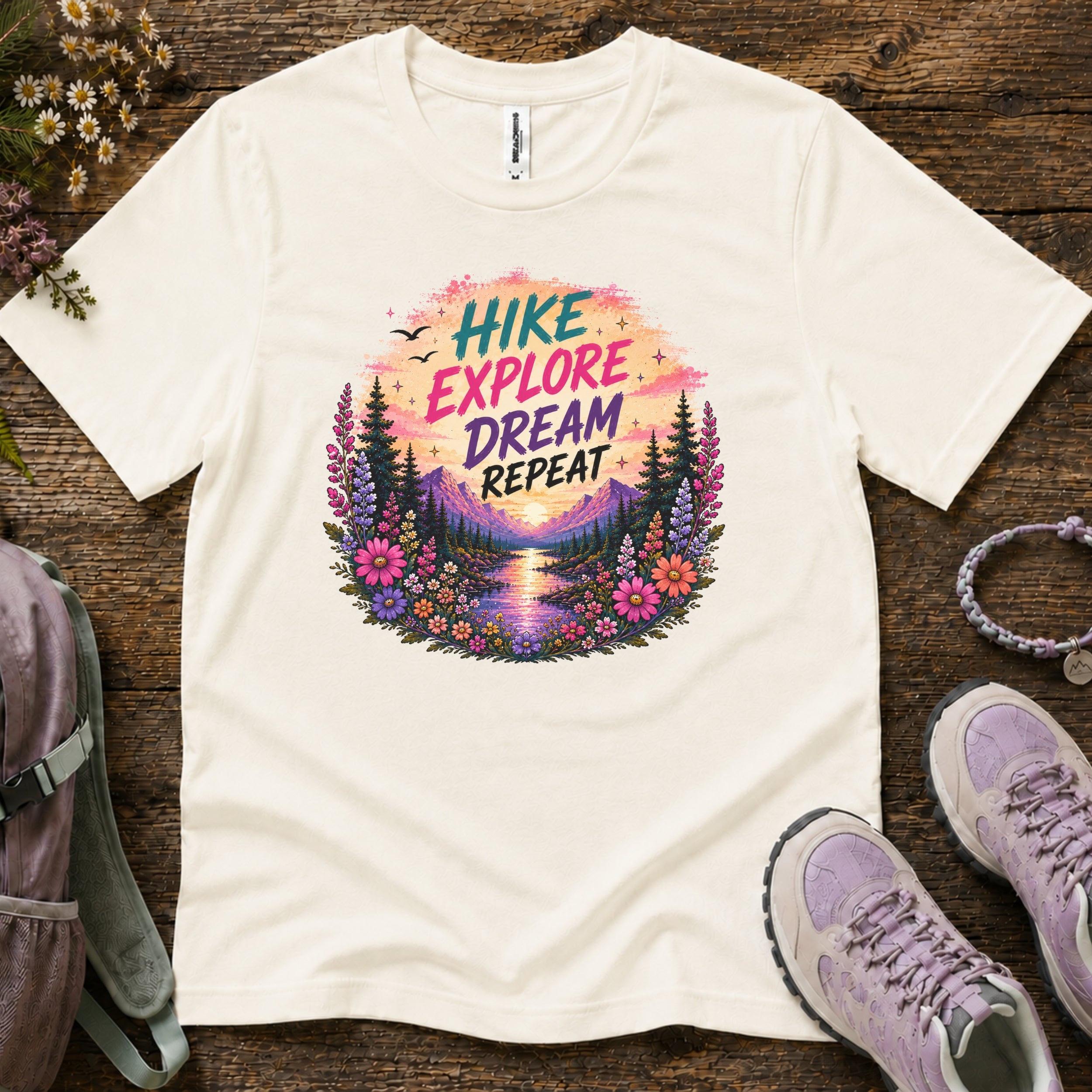 Hike. Explore. Repeat Youth Tee