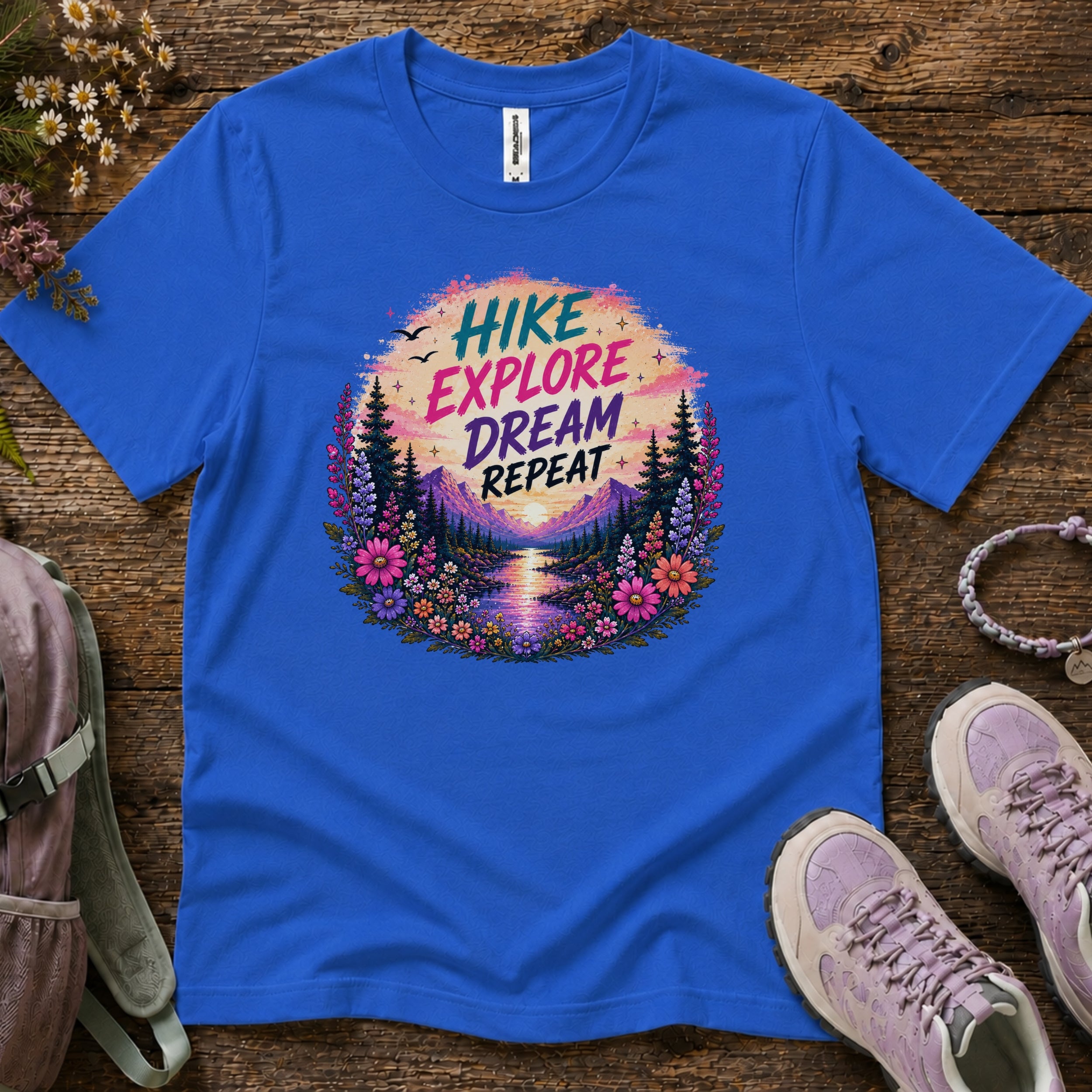 Hike. Explore. Repeat Youth Tee
