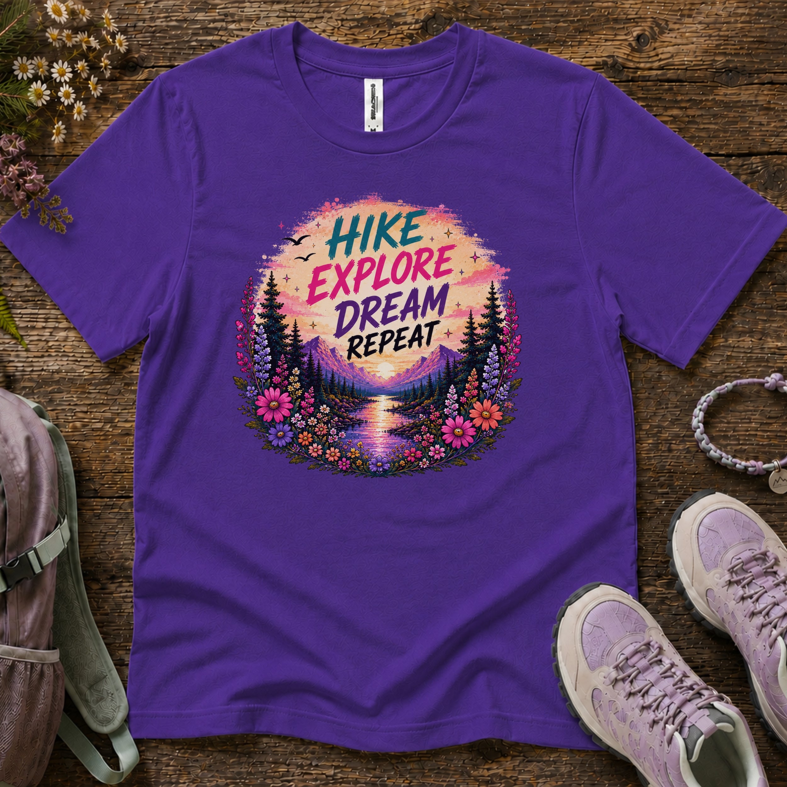 Hike. Explore. Repeat Youth Tee