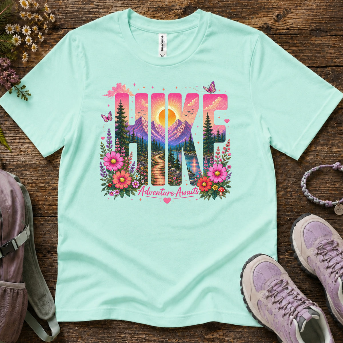 Hike - Adventure Awaits Youth Tee