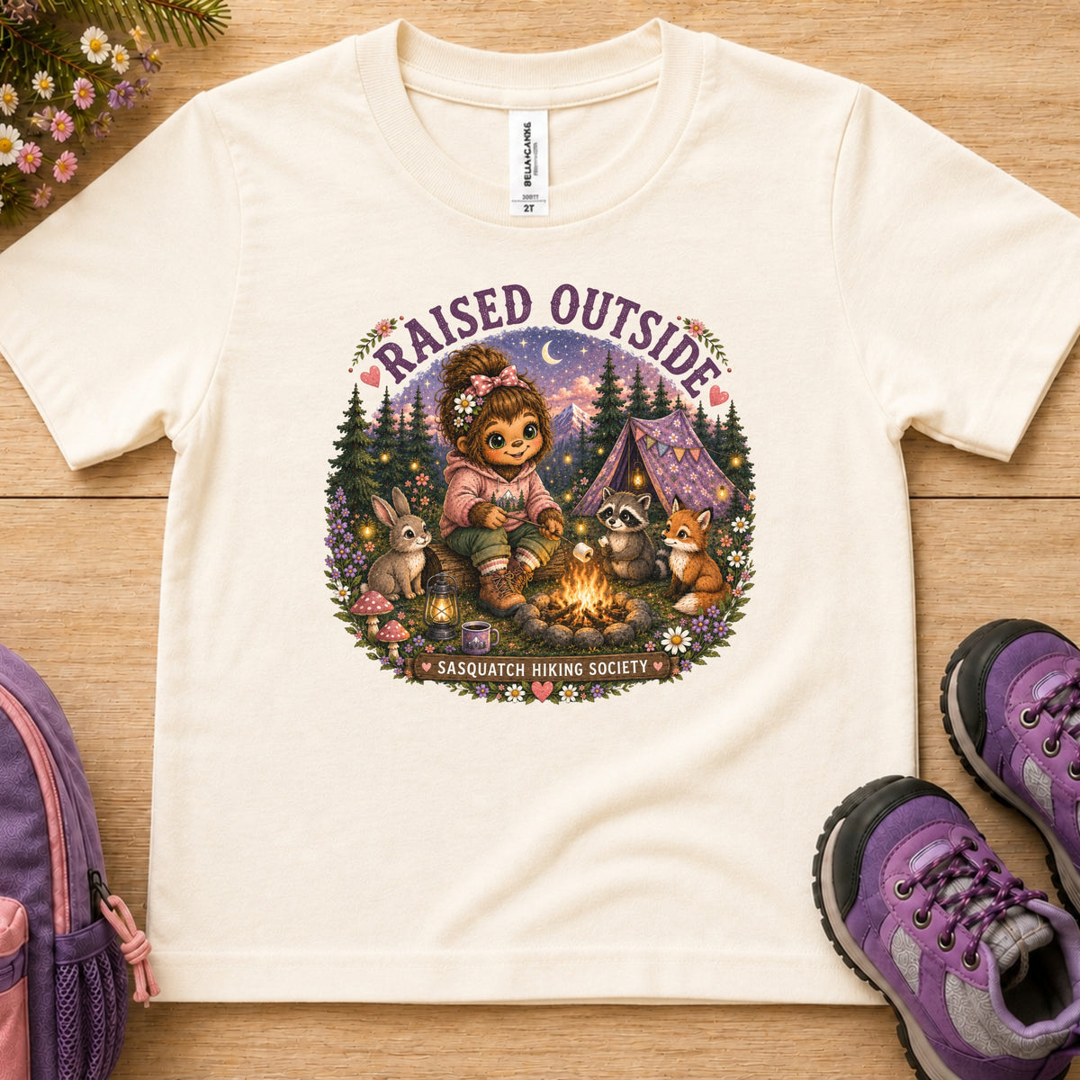 Raised Outside Toddler Tee
