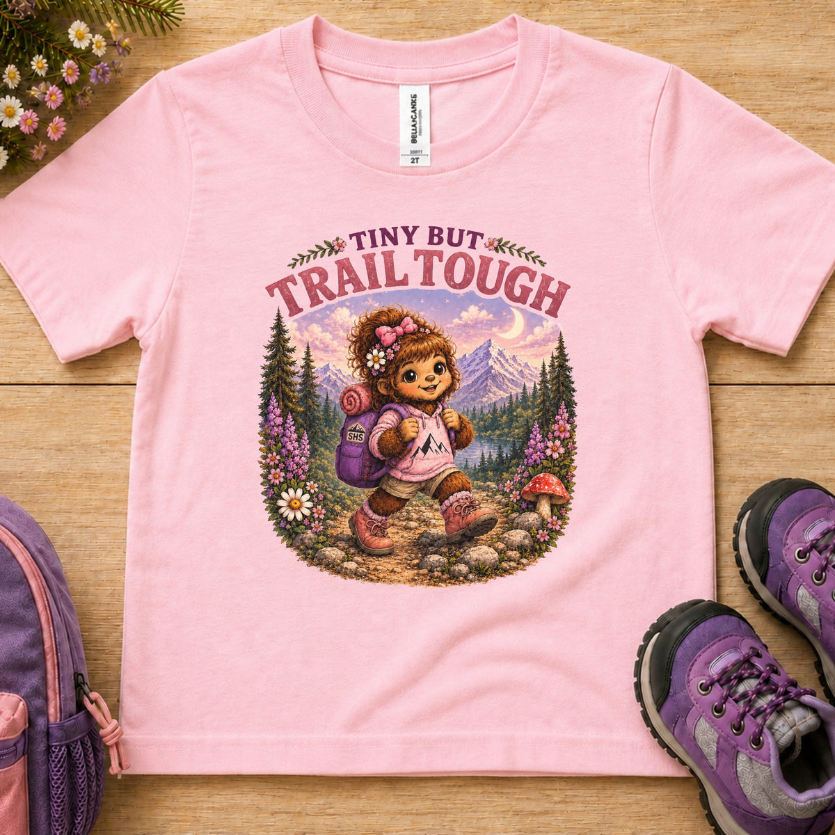 Tiny but Trail Tough Toddler Tee