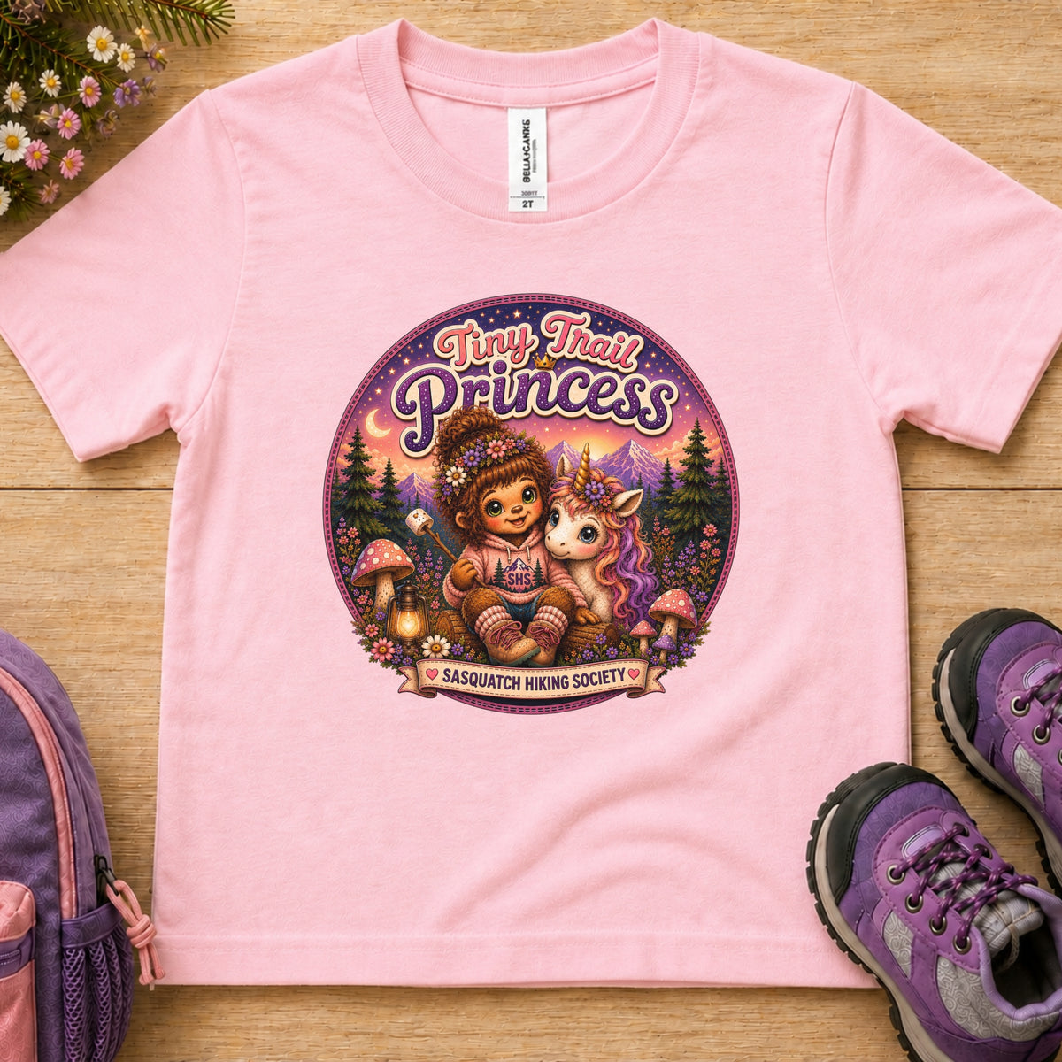 Tiny Trail Princess Toddler Tee