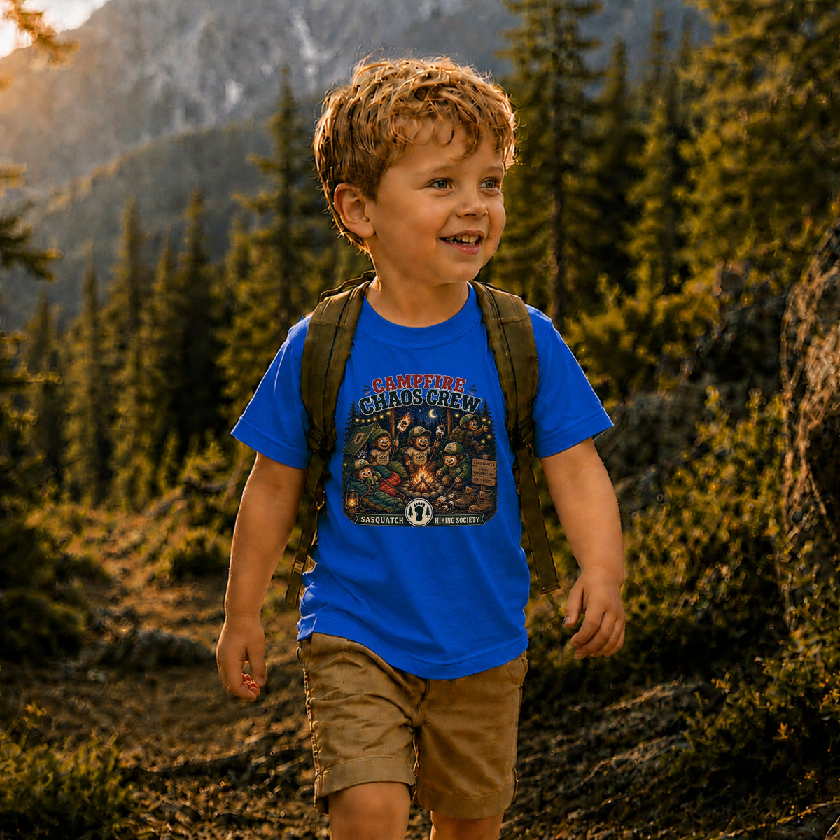 Campfire Chaos Crew Toddler Tee
