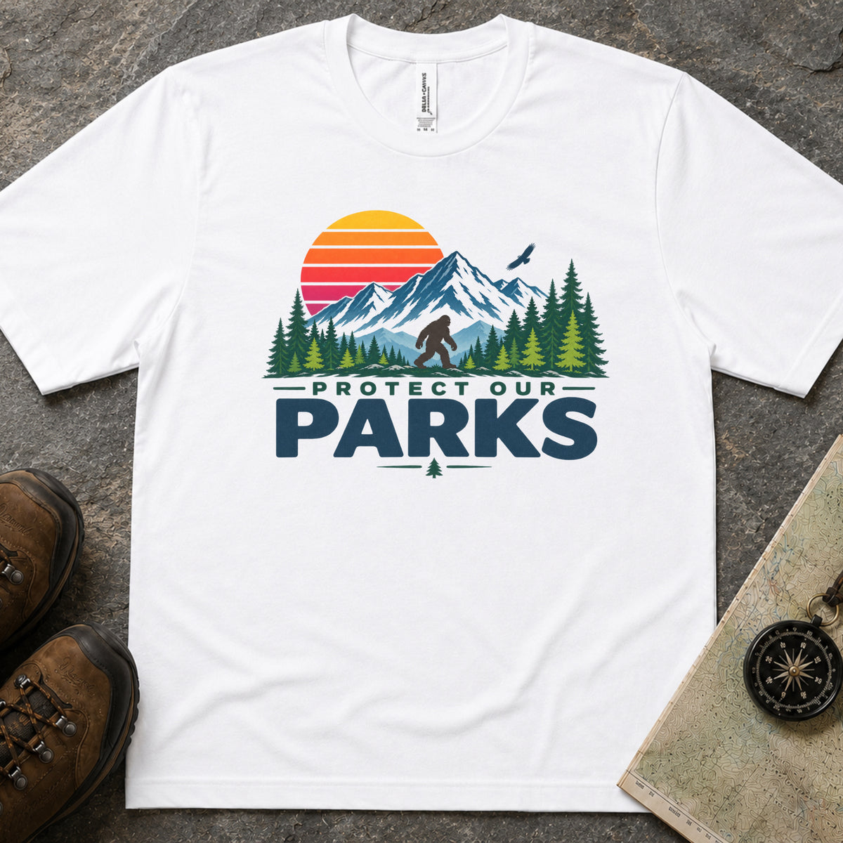 Protect Our Parks Retro Men's Tee