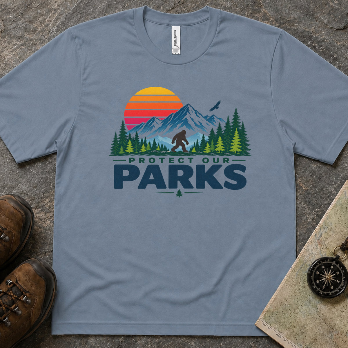 Protect Our Parks Retro Men's Tee