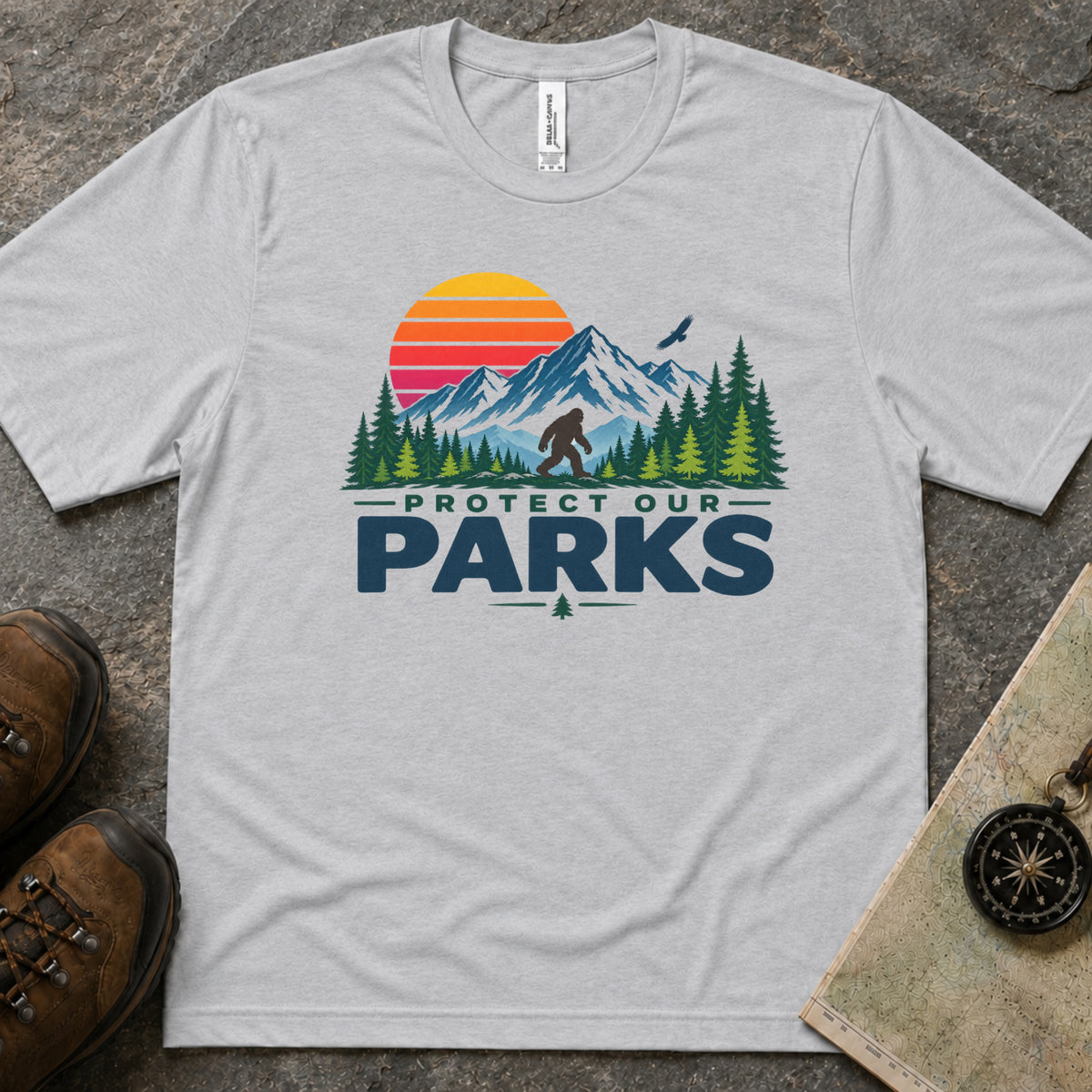 Protect Our Parks Retro Men's Tee