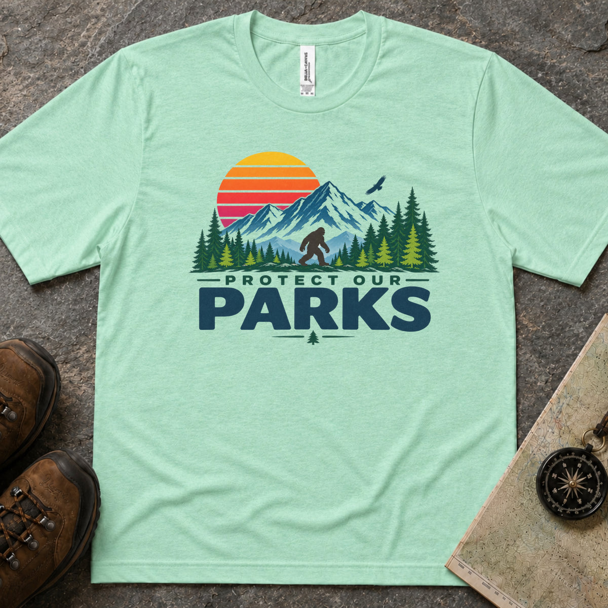 Protect Our Parks Retro Men's Tee