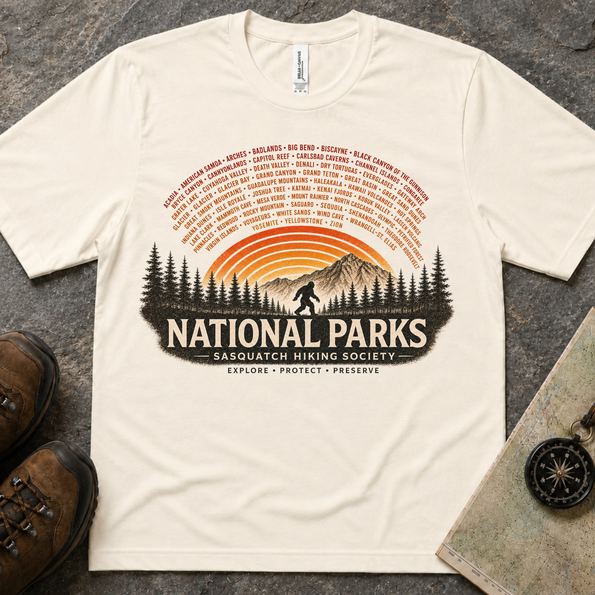 National Parks Sunset Men's Tee