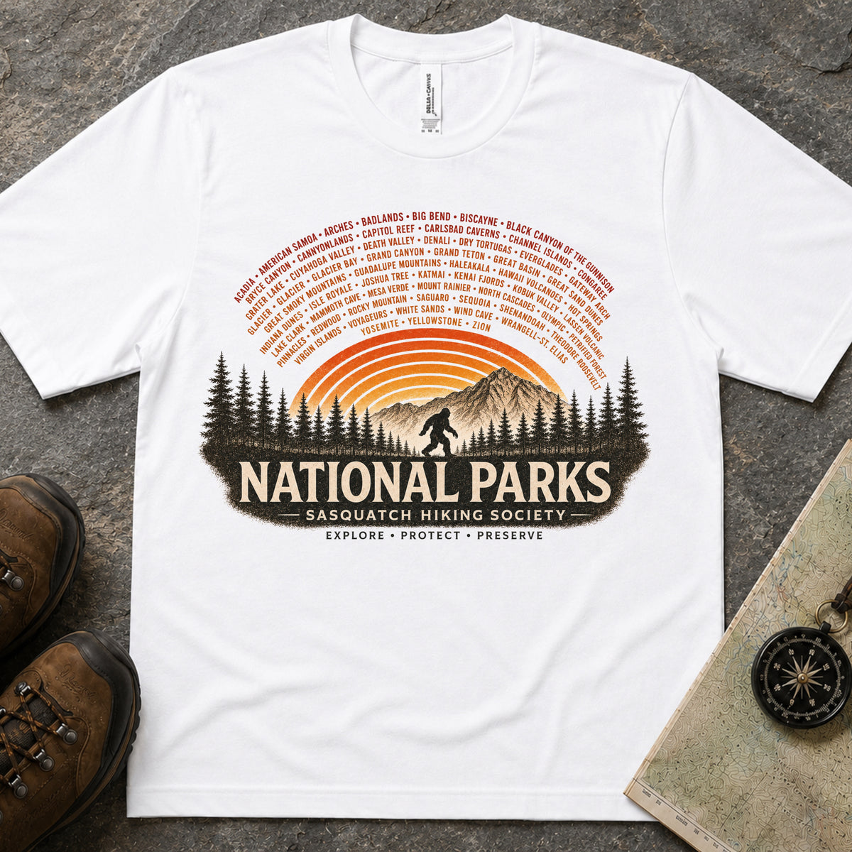 National Parks Sunset Men's Tee