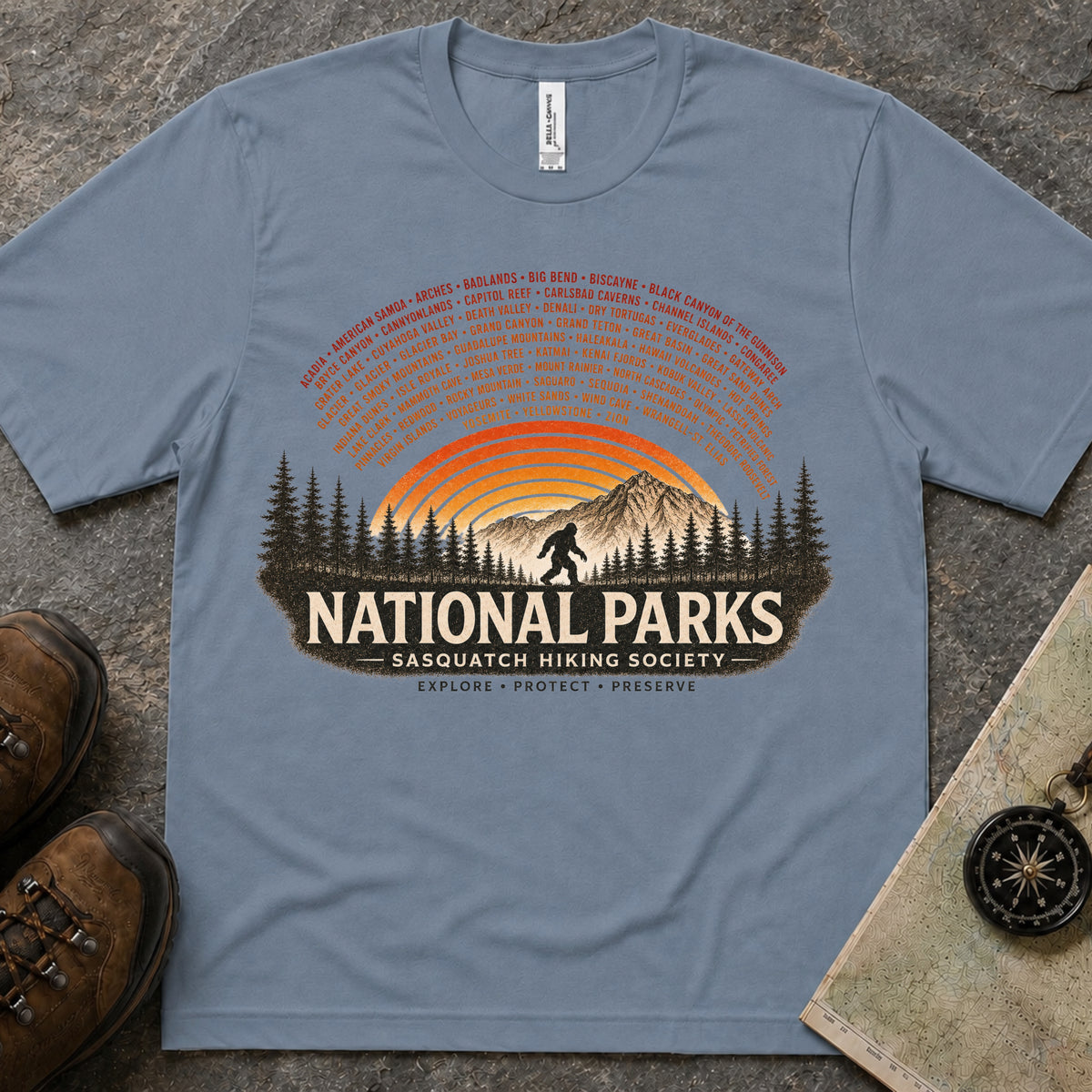 National Parks Sunset Men's Tee